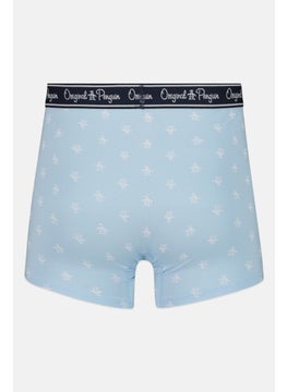 Original Penguin Men 3 Pack Allover Print Boxer Briefs, Light Blue  - Image 3