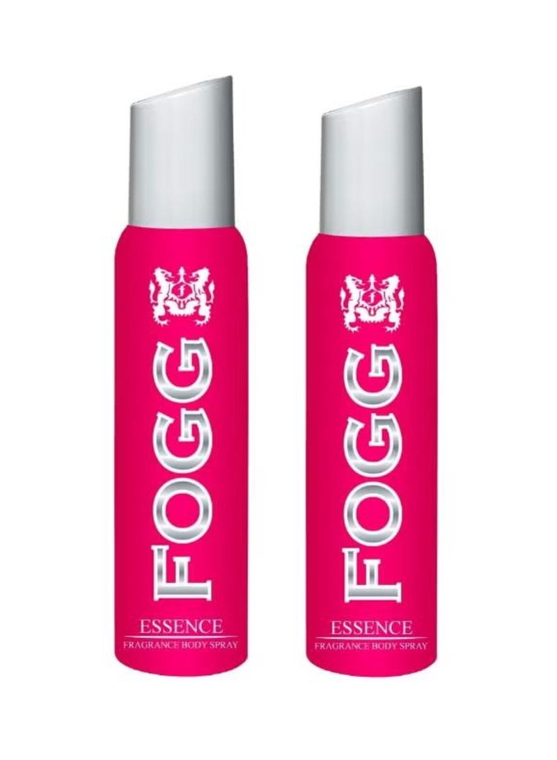 FOGG Essence Fragrance Body Spray for Women 120ml 2pcs