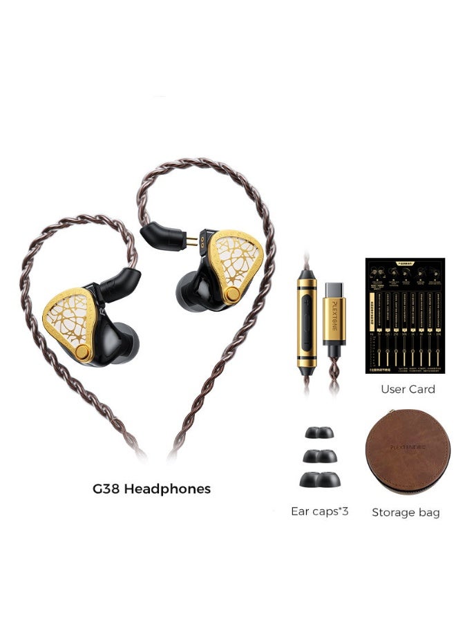 بليكستون سماعة الألعاب PLEXTONE G38 مع موصل Type-C، جودة صوت HiFi HD، كابل تمديد قابل للفصل، سماعات أذن سلكية بطول 120 سم للكمبيوتر، PUBG، PS4، والهواتف المحمولة. - Image 1