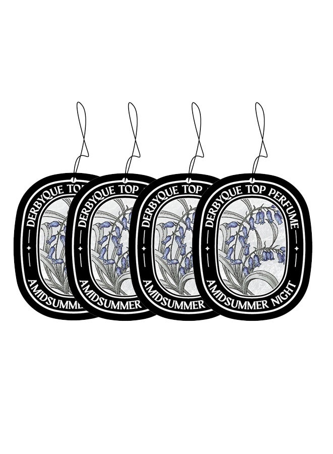 Bluebell Scented Car Air Freshener Gel Aromatherapy Ornament Long-Lasting Fragrance & Natural Deodorizer for Car Home Decor - Image 1