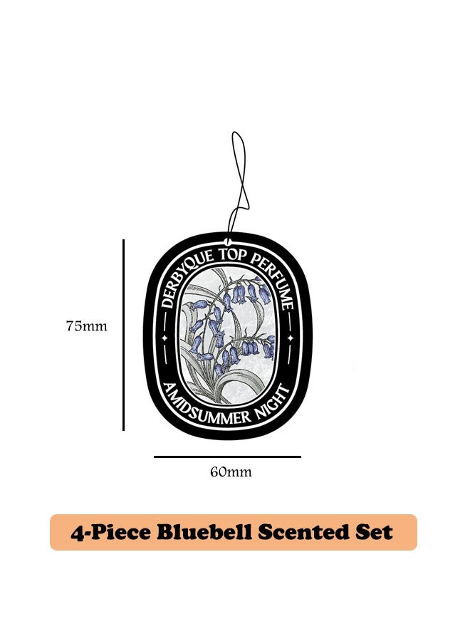 Bluebell Scented Car Air Freshener Gel Aromatherapy Ornament Long-Lasting Fragrance & Natural Deodorizer for Car Home Decor - Image 2