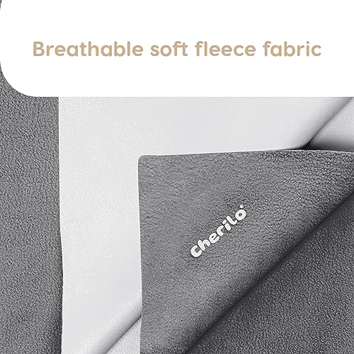 Cherilo Quick Dry Waterproof Protector Baby Dry Sheets, Small (50cm X 70cm)| Grey, Pack of 1 - Image 2