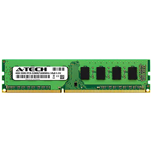 A-Tech 4GB RAM Replacement for Samsung M378B5173DB0-CK0 | DDR3 1600MHz PC3-12800 1Rx8 1.5V UDIMM Non-ECC 240-Pin DIMM Memory Module - Image 2