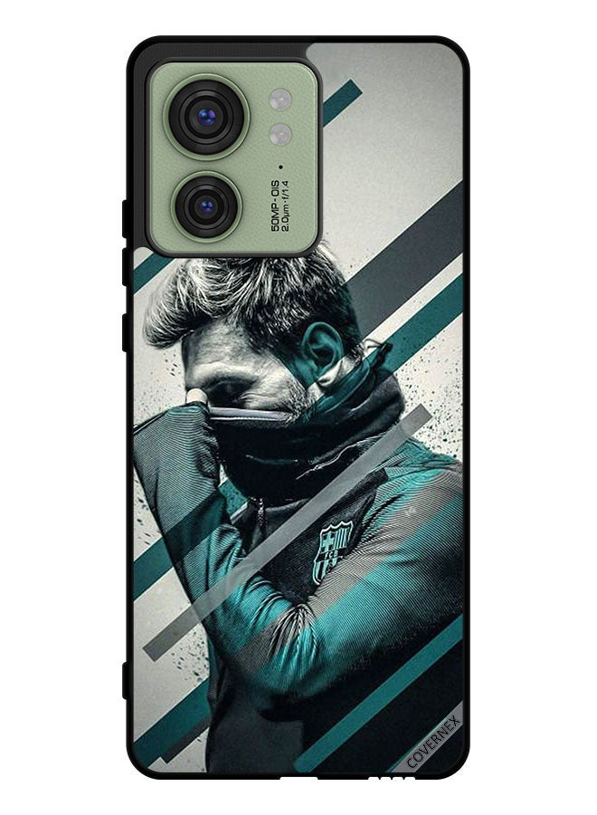 Covernex Protective Case Cover For Motorola Edge 40 Messi Hiding Face - Image 1
