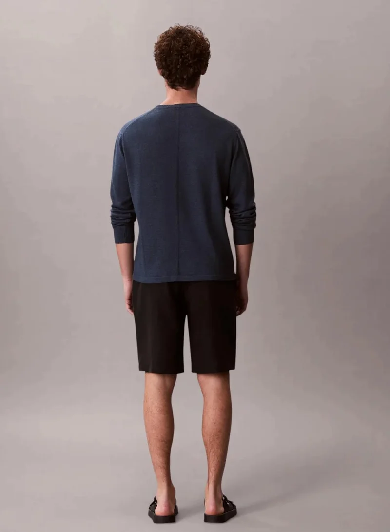 Calvin Klein Black Soft Modal Drawstring Shorts for Men | Best Price UAE