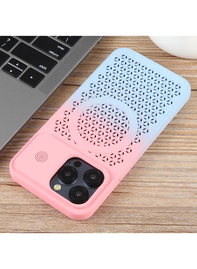 Zaboon Case For iPhone 12 Pro Gradient Color Honeycomb Aromatherapy MagSafe Phone Case - Image 5