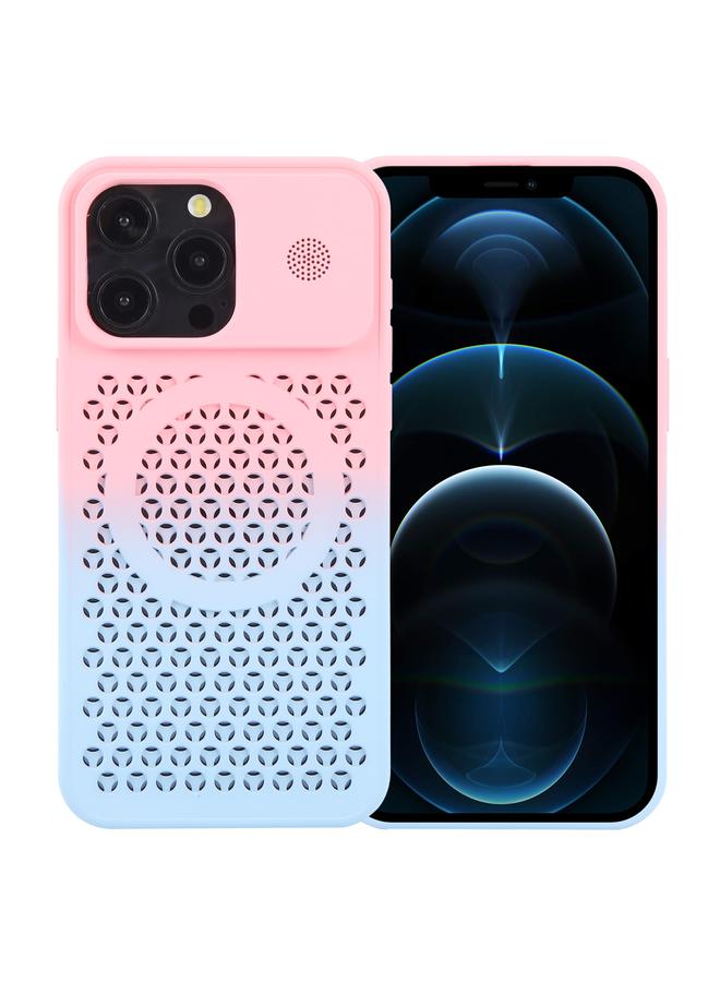 Zaboon Case For iPhone 12 Pro Gradient Color Honeycomb Aromatherapy MagSafe Phone Case - Image 1