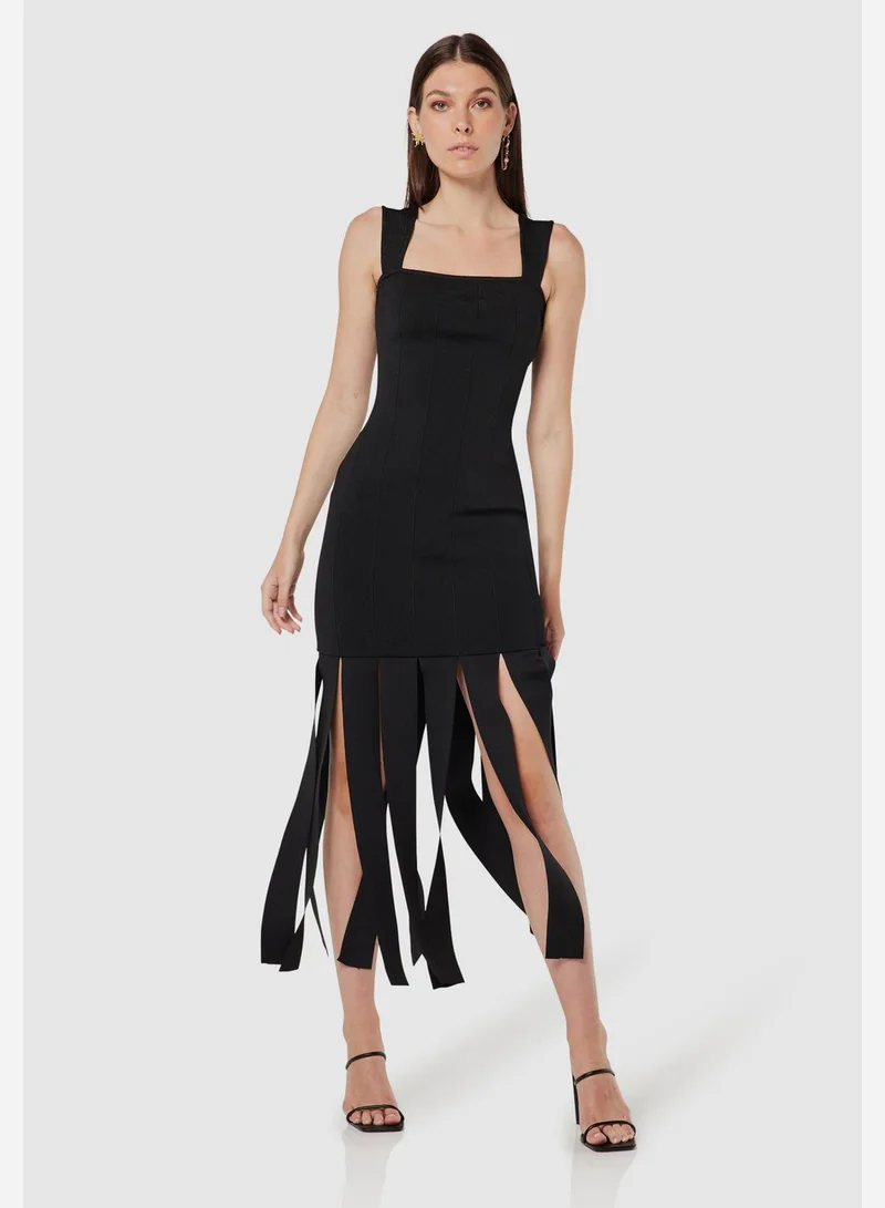 ELLIATT Square Neck Skater Dress