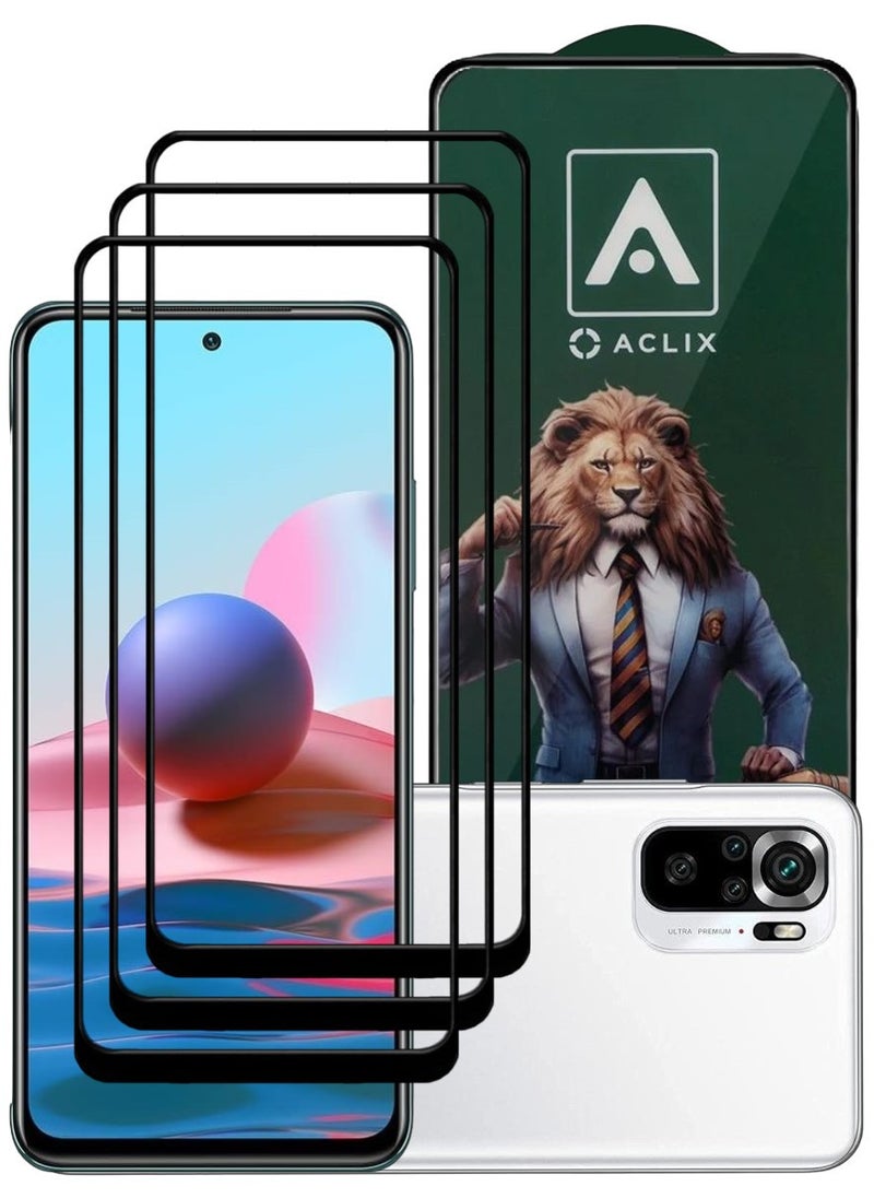 أكاليكس 3   قطع، حماية شاشة،  لهاتف شاومي ريدمي نوت 10 ، جودة ممتازة. - Image 1