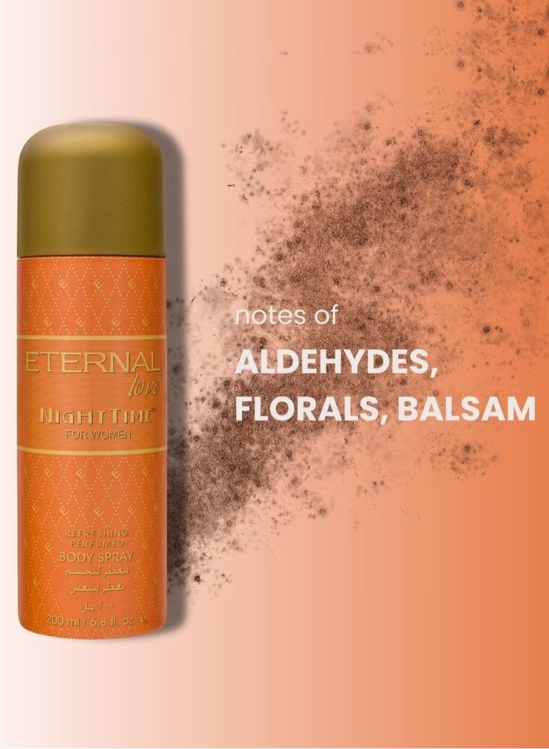 Eternal love بخاخ الجسم الليلي Eternal Love 200 مل للنساء - Image 2