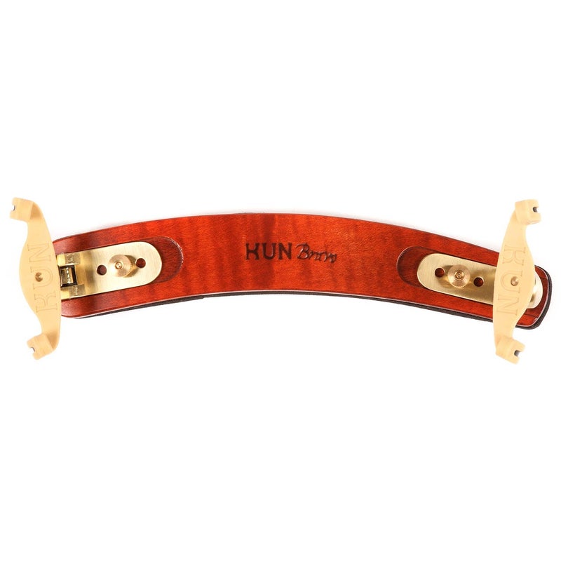 Kun Bravo Collapsible 4/4 Violin Shoulder Rest - Hardwood and Brass - Image 3