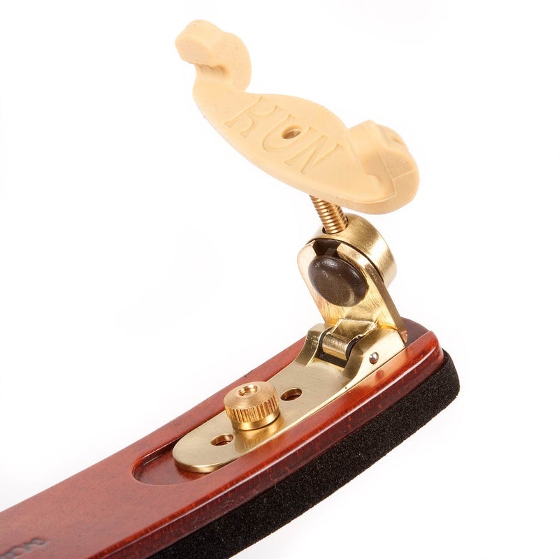 Kun Bravo Collapsible 4/4 Violin Shoulder Rest - Hardwood and Brass - Image 4
