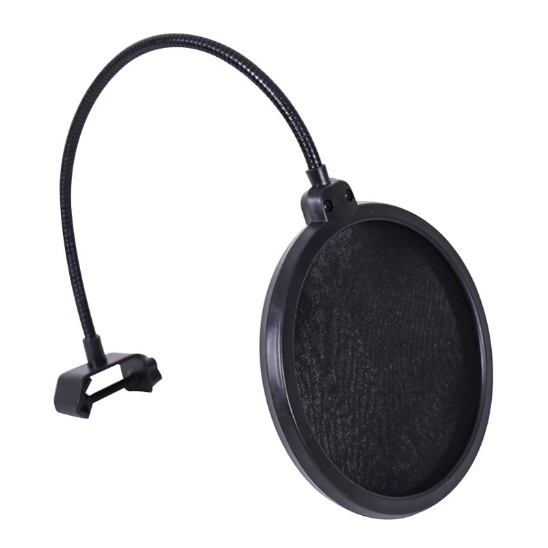 مرشح انفجار الميكروفون قابل للتدوير مع درع وقاء صوتي مزدوج الطبقة ومرشح ريح بديل لـ Blue Yeti - Image 1
