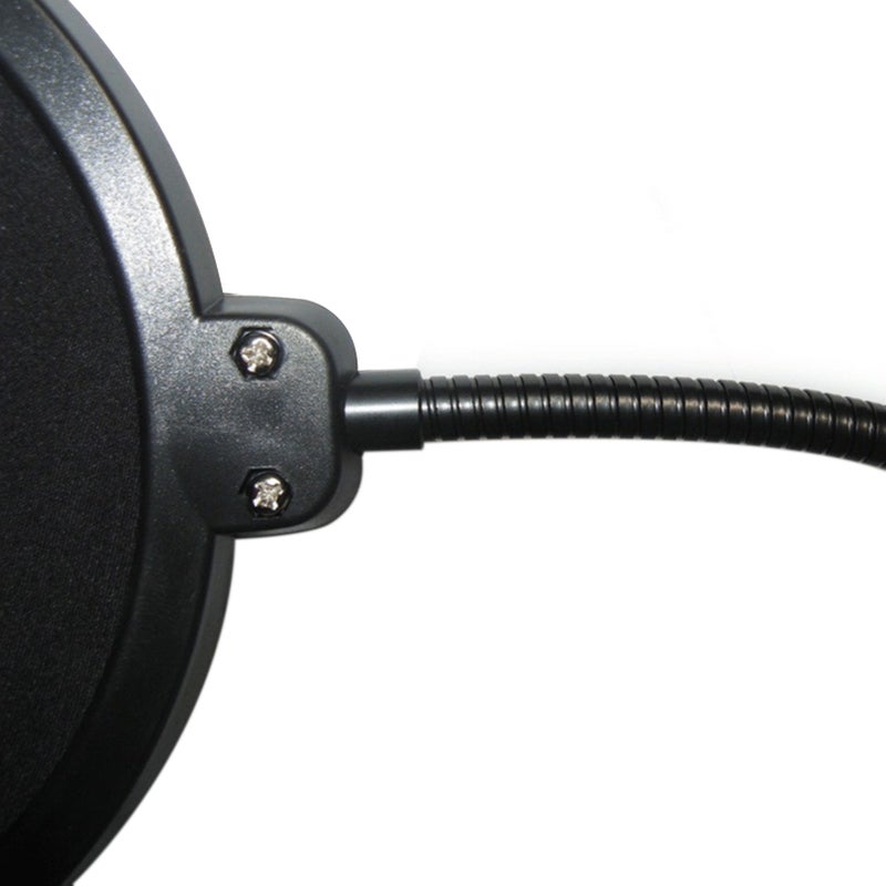 مرشح انفجار الميكروفون قابل للتدوير مع درع وقاء صوتي مزدوج الطبقة ومرشح ريح بديل لـ Blue Yeti - Image 4