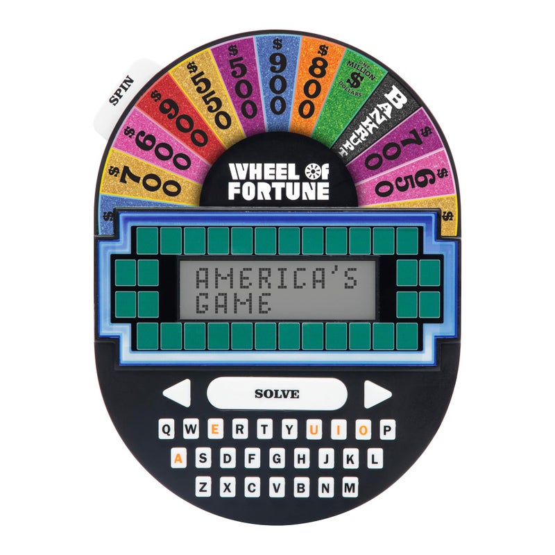 Educational Insights Wheel of Fortune Game Handheld Electronic Game Great for Travel Classic Retro Party Games for Kids Teens Adults Word Puzzle Challenge Entertaining Gift Ages 8 - Image 2