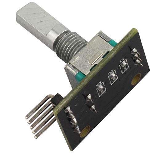 Tegg 2 PCS KY-040 360 Degree Rotary Encoder Module Brick Sensor clickable Switch with Knob Cap for Arduino - Image 4
