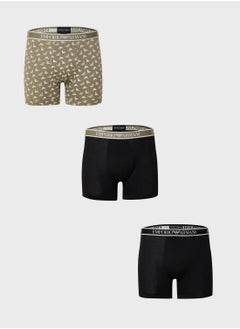 EMPORIO ARMANI 3 Pack Logo Band Boxers  - Image 1