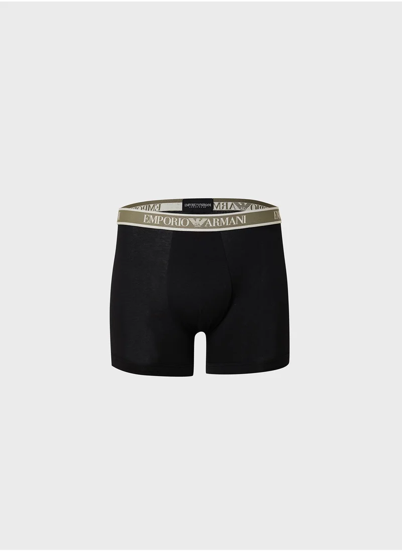 EMPORIO ARMANI 3 Pack Logo Band Boxers