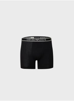 EMPORIO ARMANI 3 Pack Logo Band Boxers  - Image 4