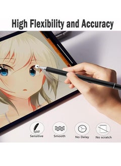 Bukela Pens for iPad, 3 in 1 Ballpoint Pen, Fiber Tip & Clear Disc Capacitive Stylus iPad Pencil for Apple iPhone/iPad Pro/Mini/Air/Android/Microsoft/Surface All Capacitive TouchScreen (1 Pack)  - Image 3