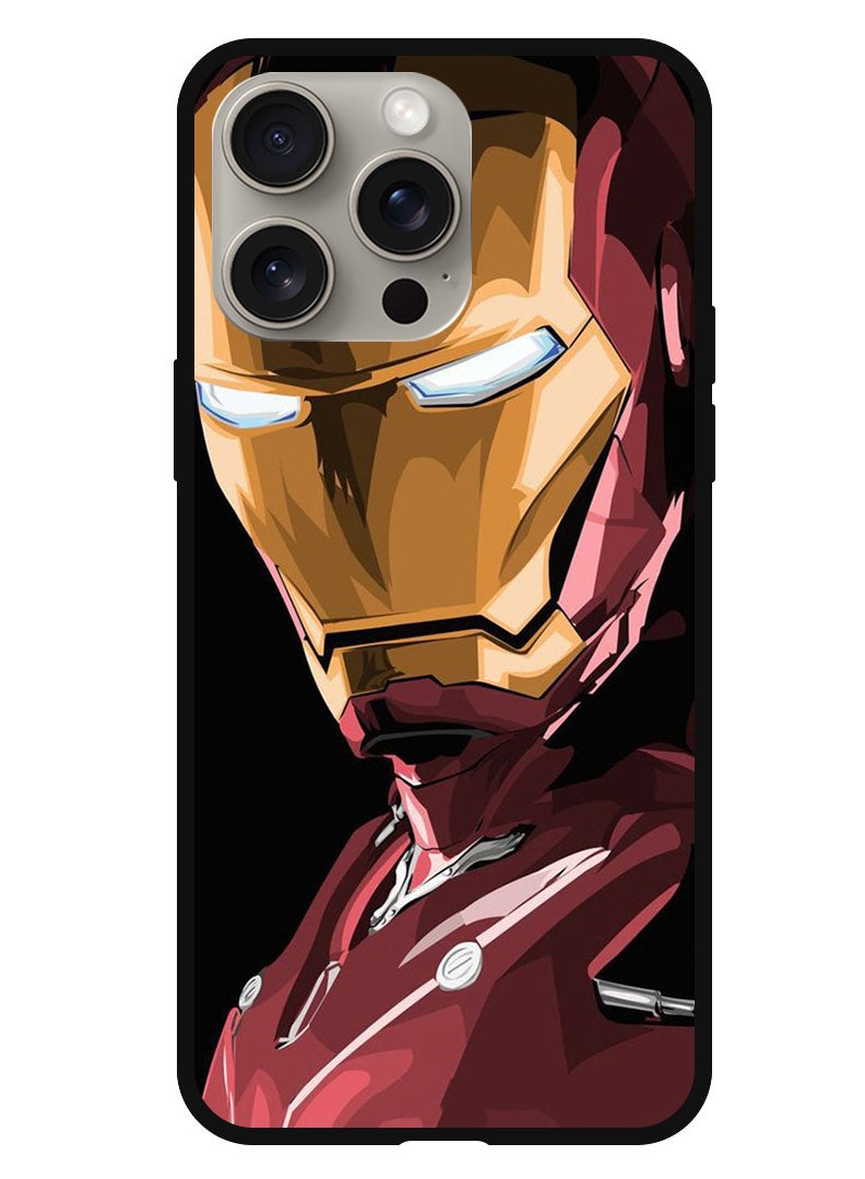 Theodor Protective Case Anti Scratch Shock Proof Bumper Cover For iPhone 15 Pro Max Iron man - Image 1