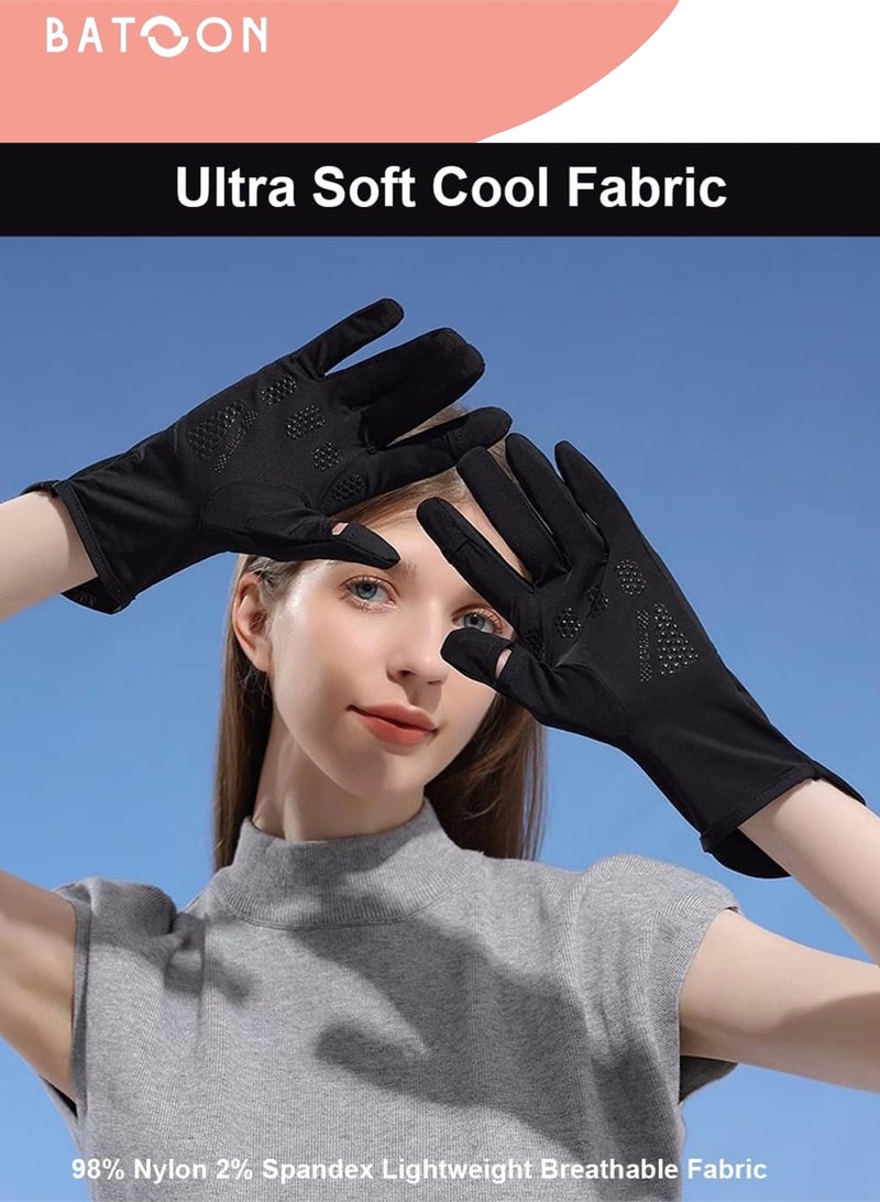 باتون قفازات صيد بدون أصابع، حماية من الأشعة فوق البنفسجية، قفازات شمس UPF50+ للرجال والنساء، مناسبة للتجديف، والمشي لمسافات طويلة، والتجديف، والقيادة، والتجديف بالقوارب، والتجديف بالكاياك. - Image 3