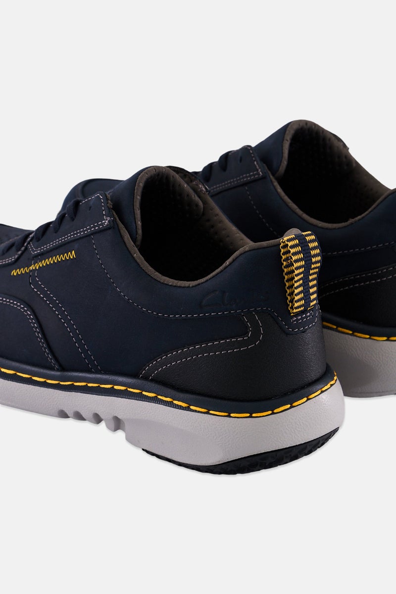 clarks Men Standard Clarks Pro Lace Up Casual Shoes, Navy/Grey - Image 2