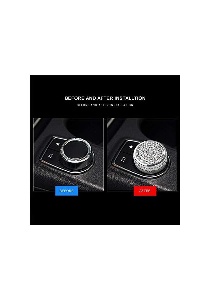 Wivplex Diamond Car Multimedia Button Trim Cover - Image 4