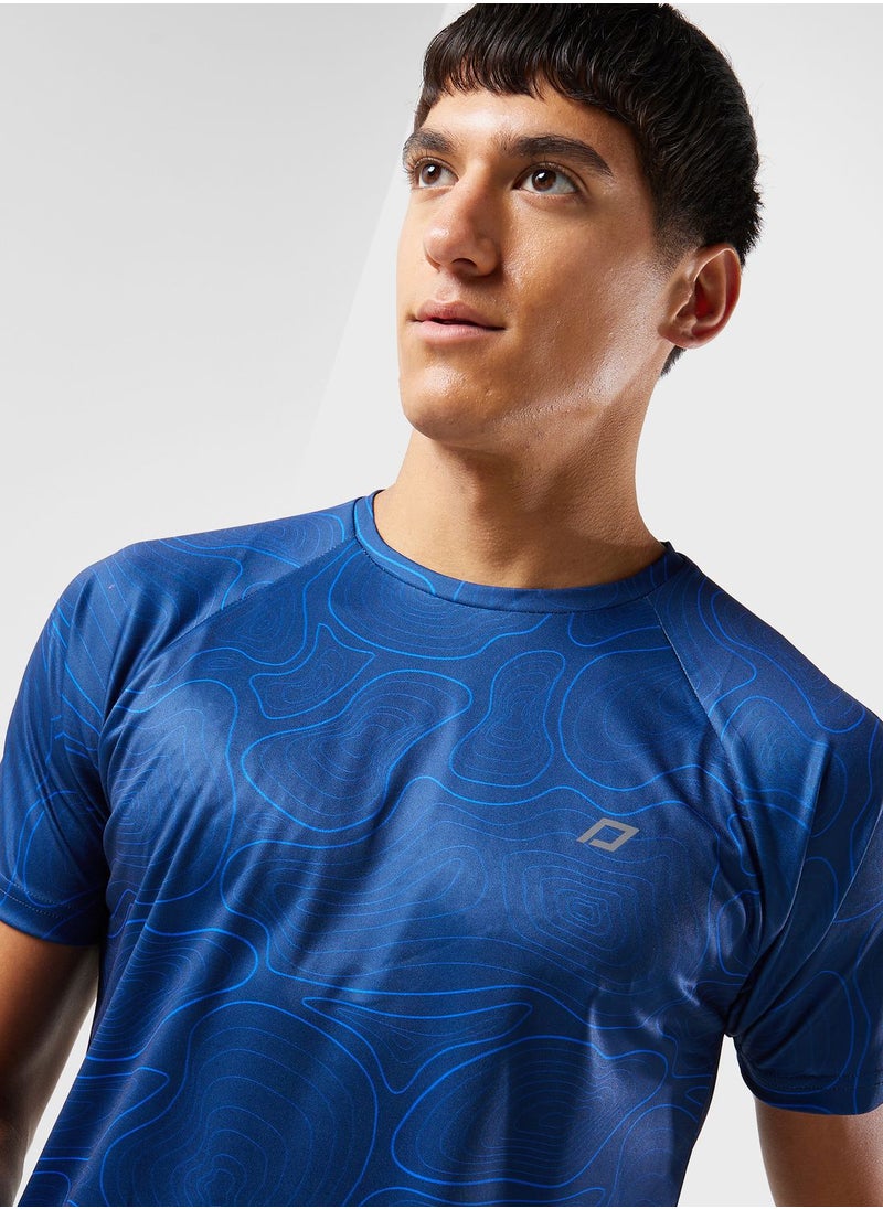 Printed Training T-Shirt