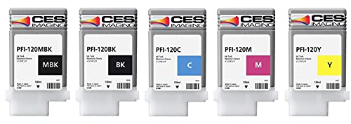 CES Imaging Canon TM-300 TM-305 TM-200 TM-205 PFI-120 130ml Ink Set - Image 2
