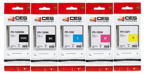 CES Imaging Canon TM-300 TM-305 TM-200 TM-205 PFI-120 130ml Ink Set - Image 5