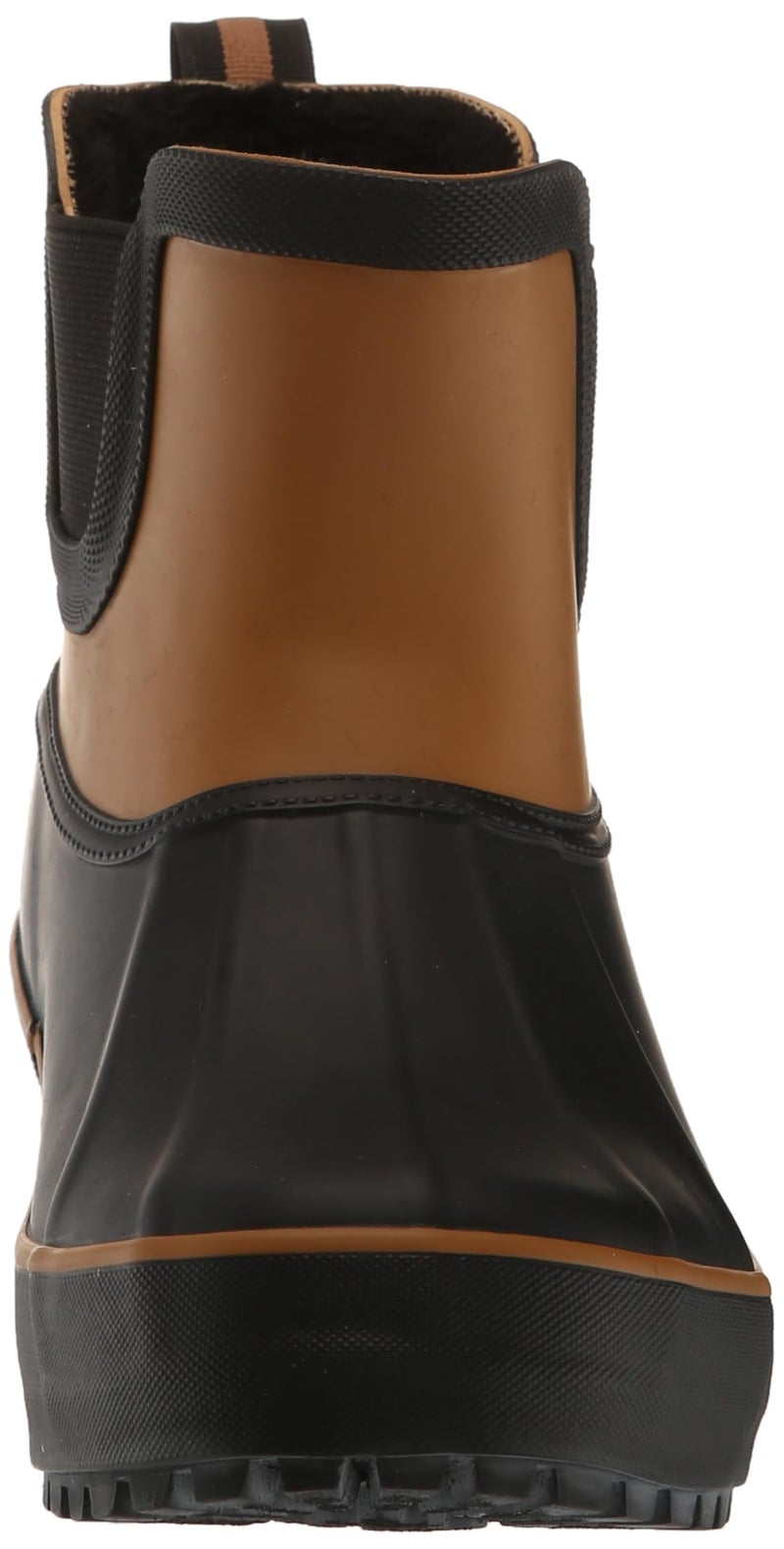 Chooka Ladies Chelsea Duck Rain Boot â€“ Waterproof Rubber Boot, Lined Interior, Elastic Side Gore, Memory Foam Insole, Brown, 8 - Image 2