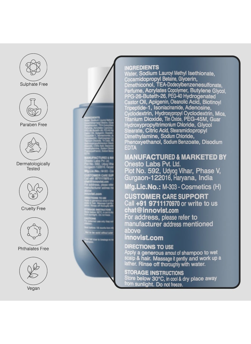BARE ANATOMY - Bare Anatomy Anti Hair Fall Shampoo|5x Hair Fall Control & Growth|Contains Biotin Adenosine, & Peptides| For All Hair Types | For Women & Men | 100ml - Image 1