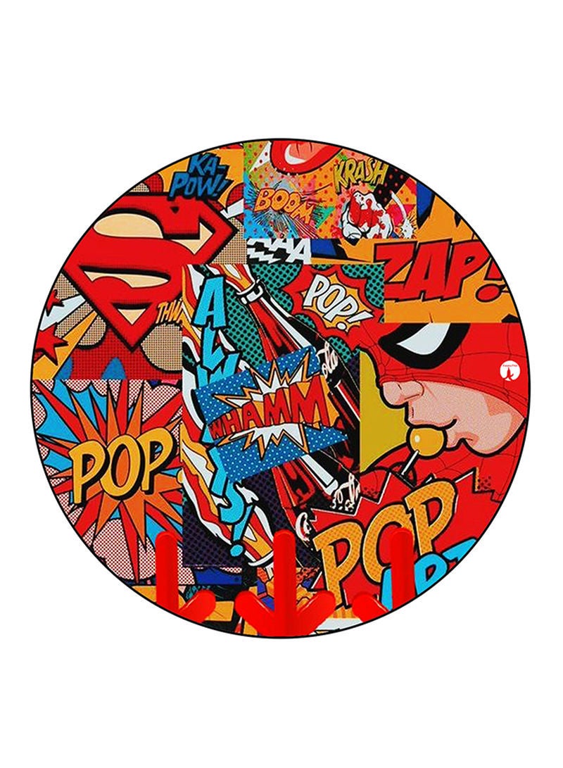 RKN Superheroes Printed Mouse Pad  Multicolour
