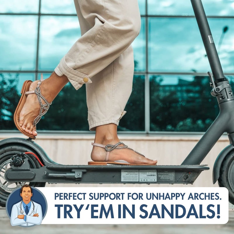 Dr. Frederick's Original Dr. Frederickâ€™s Original Arch Support Gel Inserts - 6 ct - 1.1 cm High Arch Support for Plantar Fasciitis, Flat Feet & PES Cavus - Peel & Stick Reusable Insoles for Men & Women - Fits All Shoe Types - Image 4