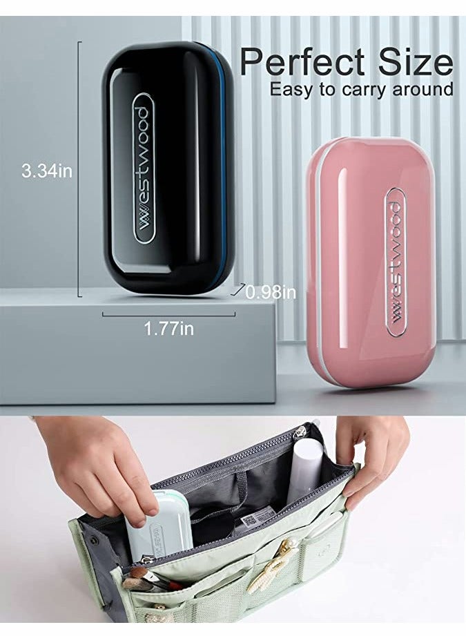 Excefore Pill Cutter, 2PCS Professional Pill Splitter for Cutting Small Pills or Large Pills in Half with Safe Blade, Cuts Vitamins Tablets Portable Pill Crushers Divider - Image 5