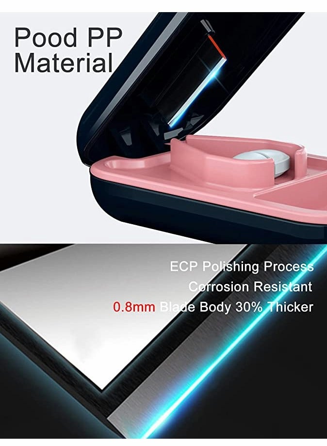 Excefore Pill Cutter, 2PCS Professional Pill Splitter for Cutting Small Pills or Large Pills in Half with Safe Blade, Cuts Vitamins Tablets Portable Pill Crushers Divider - Image 4