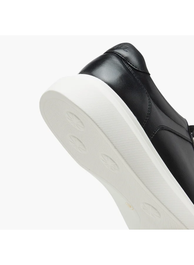 Lee Cooper Men's Panelled Sneakers with Lace-Up Closure