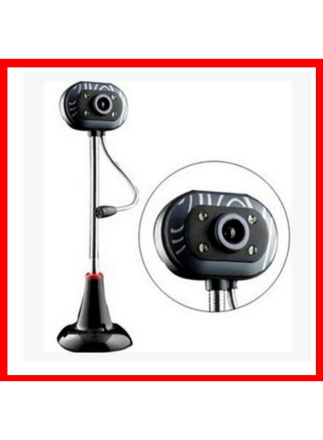 Yuhuashi HD Explosions Computer USB Camera Notebook Desktop Video Night Vision Microphone Drive-Free Cross-Border-color:608 Bare Metal  - Image 2