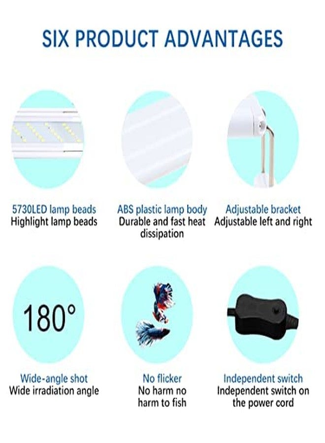 مصباح VAYINATO® (Rs-T800 | حوض سمك 80-90 سم) بتصميم فائق النحافة، مقاوم للماء، مزود بإضاءة LED ساطعة (أزرق + أبيض) من Petzlifeworld - Image 4