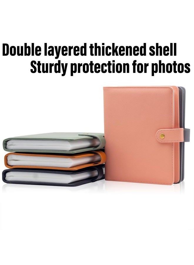 Tugle Photo Album 4x6, 152 Pockets PU Leather Cover Large Capacity Picture for Family Wedding Anniversary Baby Vacation (Green) - Image 3