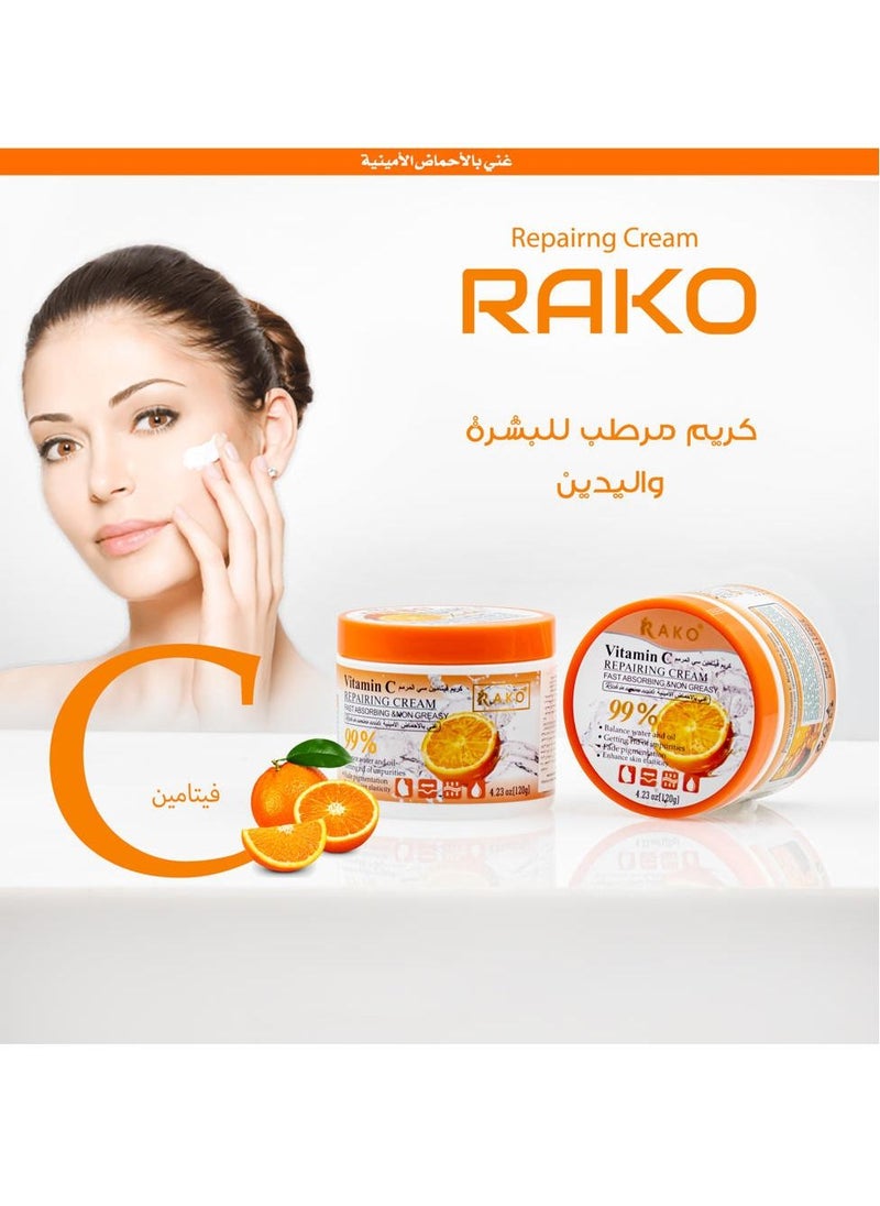RAKO - Moisturizing Hand And Cuticle Cream With Vitamin C - Image 1