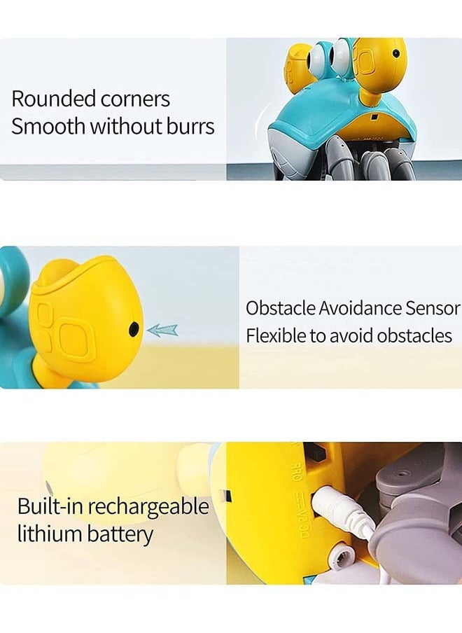 BAYBEE Electric Runaway Crab Toy For Kids Baby Toys Interactive Escaping Toys With Music Led Light Best Gift Fun Toys Electronic Musical Toys Crawling Toys For Baby Toddlers 1 2 3 Years Boys Girls  - Image 5
