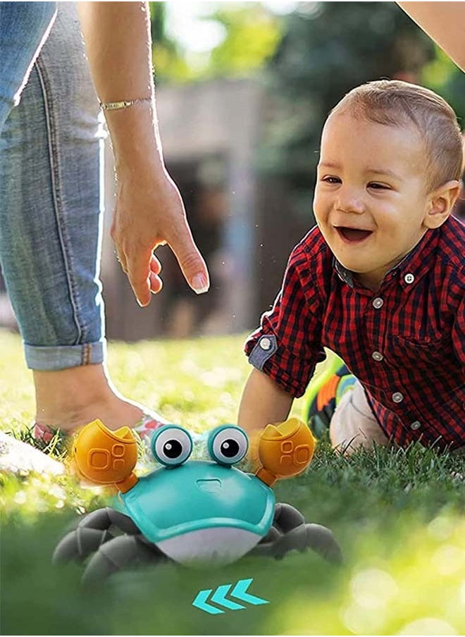 BAYBEE Electric Runaway Crab Toy For Kids Baby Toys Interactive Escaping Toys With Music Led Light Best Gift Fun Toys Electronic Musical Toys Crawling Toys For Baby Toddlers 1 2 3 Years Boys Girls  - Image 3