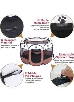 Yolu Foldable Waterproof Octagon Oxford Pet Playpens For Dogs And Cats  - Image 5