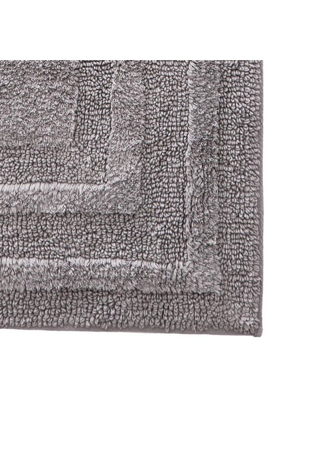 Eddie Bauer Eddie Bauer - Bathroom Rug Runner, Soft Tufted Cotton Bathroom Decor, Super Absorbent & Quick Dry (Logan Chrome Grey, 60" x 22") - Image 5