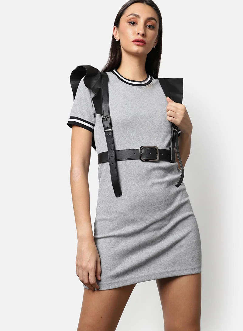 صوص هاوت حزام خصر أسود سادة