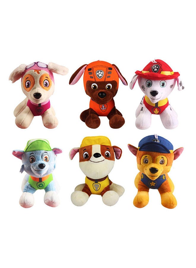 Y&D 6-Piece Paw Patrol Snow Slide Plush Toy  - Image 1