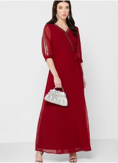 Khizana Embellished Trim Detail Dress  - Image 4