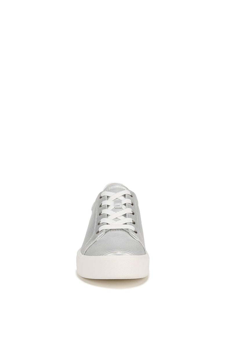 Naturalizer Womens Morrison2.0 Sneaker Silver Leather 7 M - Image 4